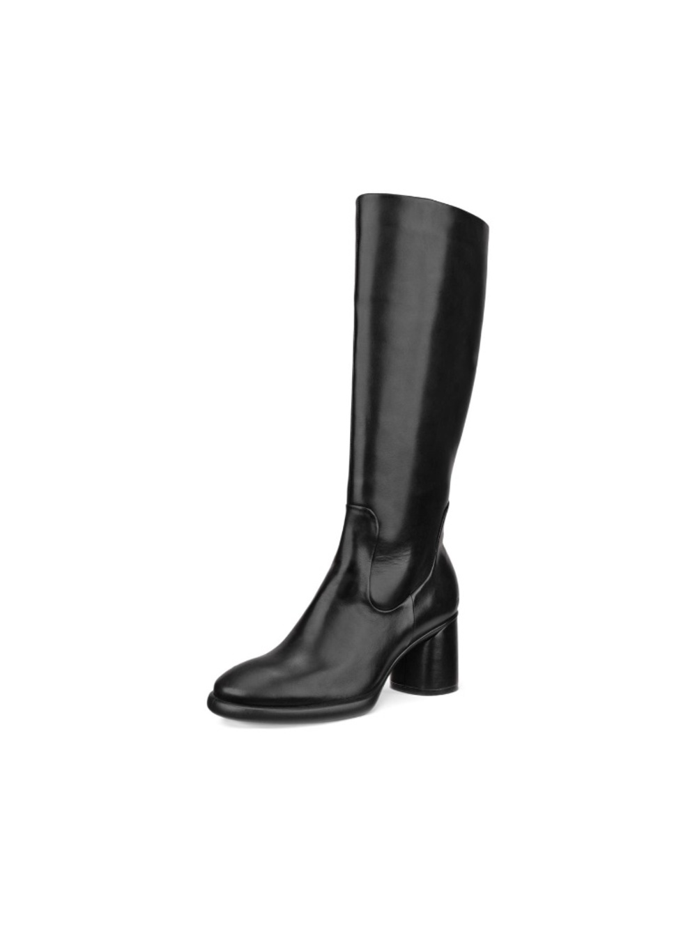 Ecco Sculpted LX 55 Knee High Boot W Size US 10-10.5 EU 41 Black Medium Calf NEW